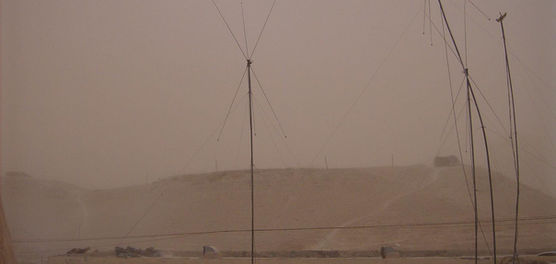 Sandstorm. Haditha, Iraq - 2007