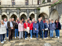 Le groupe à Brantôme