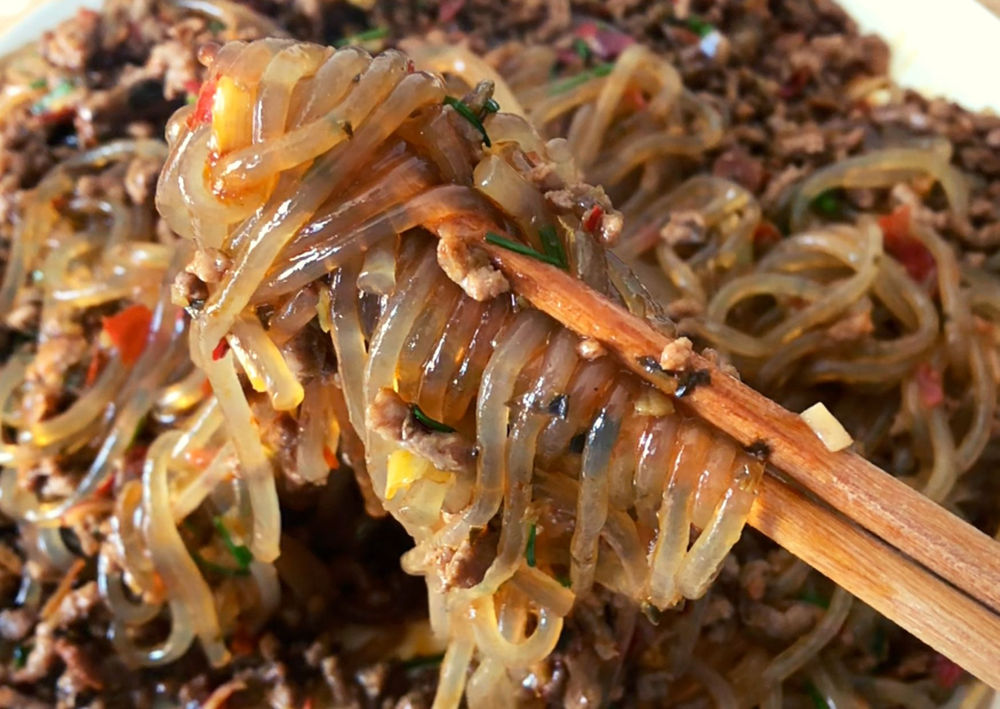 Ants On The Tree The Hot & Spicy Sweet Potato Noodle Recipe