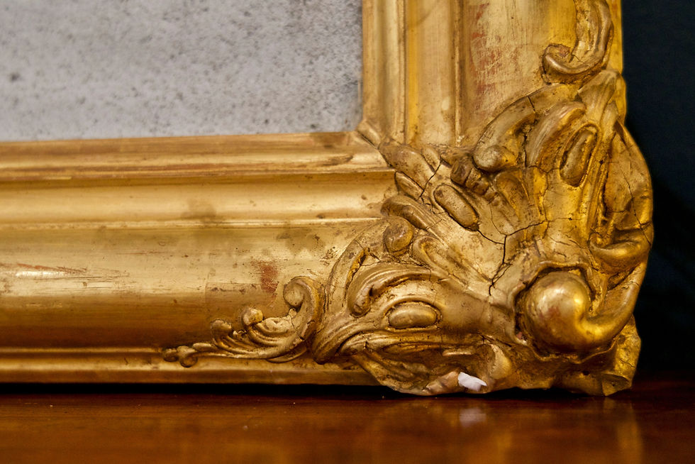 Thumbnail: Mercury gold gilt mirror