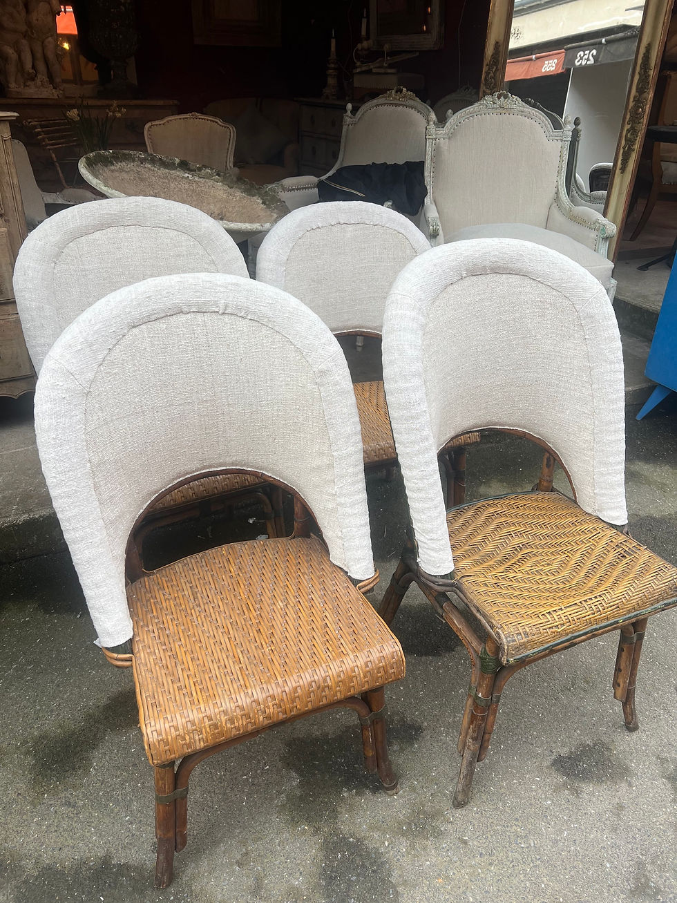 Thumbnail: Pair of French Café Chairs (Lot 5) - SOLD