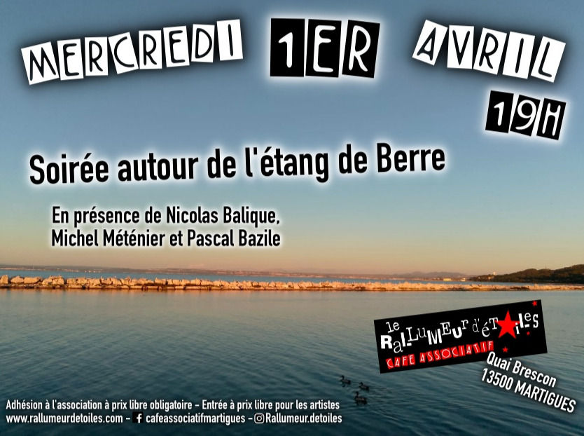 🎥 Conférence autour de l'Étang de Berre