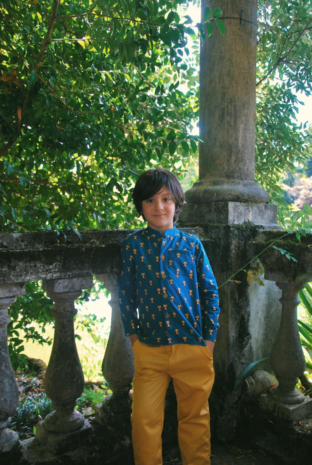 Camisa bebé e menino