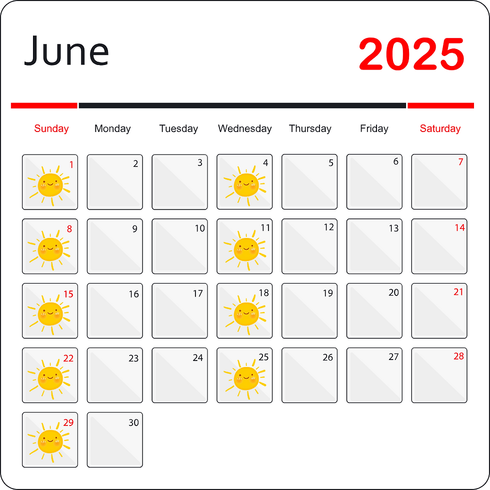 1月の営業日カレンダー