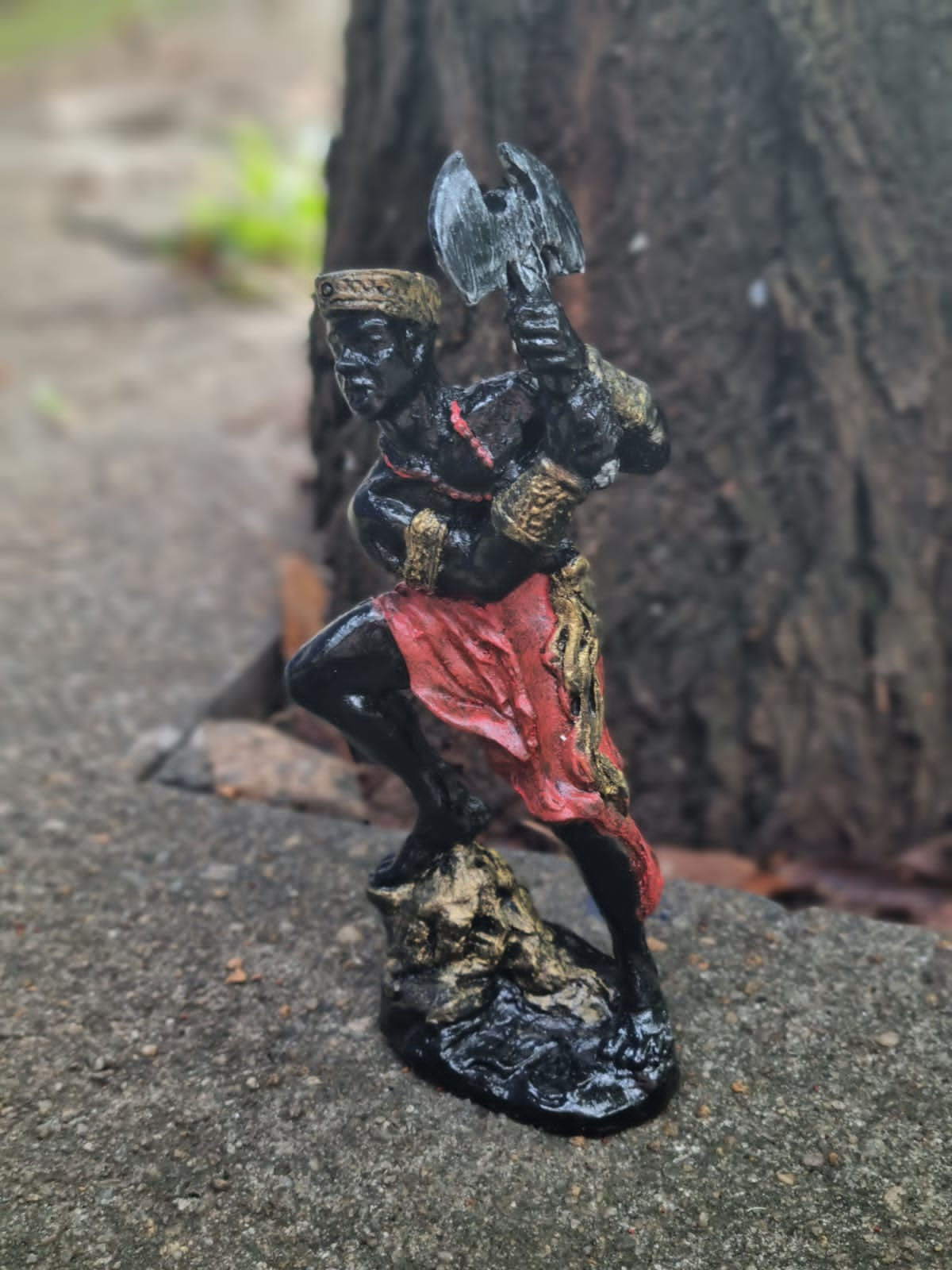 Xangô 16 cm em Resina