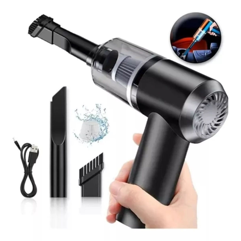 Mini aspirador portátil, aspirador profissional sem fio recarregável para carro
