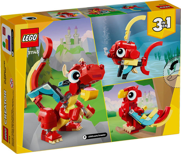 Thumbnail: LEGO® Creator 3-in-1 Red Dragon 31145