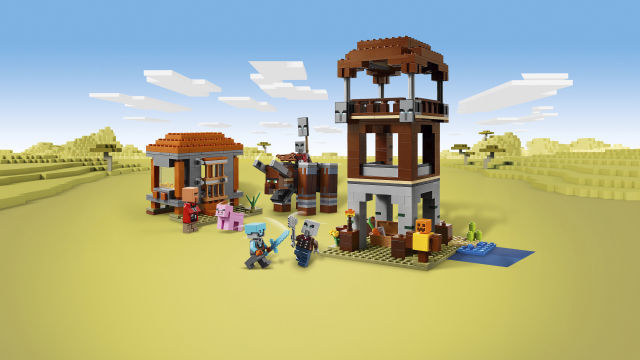 Thumbnail: LEGO® Minecraft™ The Pillager Outpost and Ravager 21278