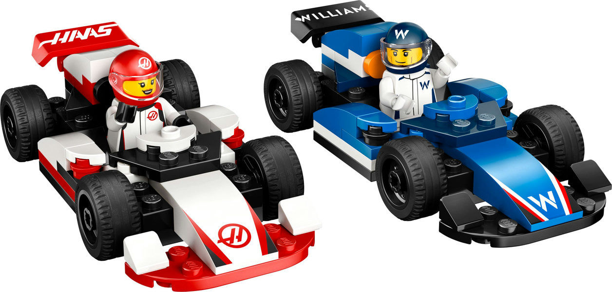 LEGO® City F1® Williams Racing & Haas F1® Race Cars 60464