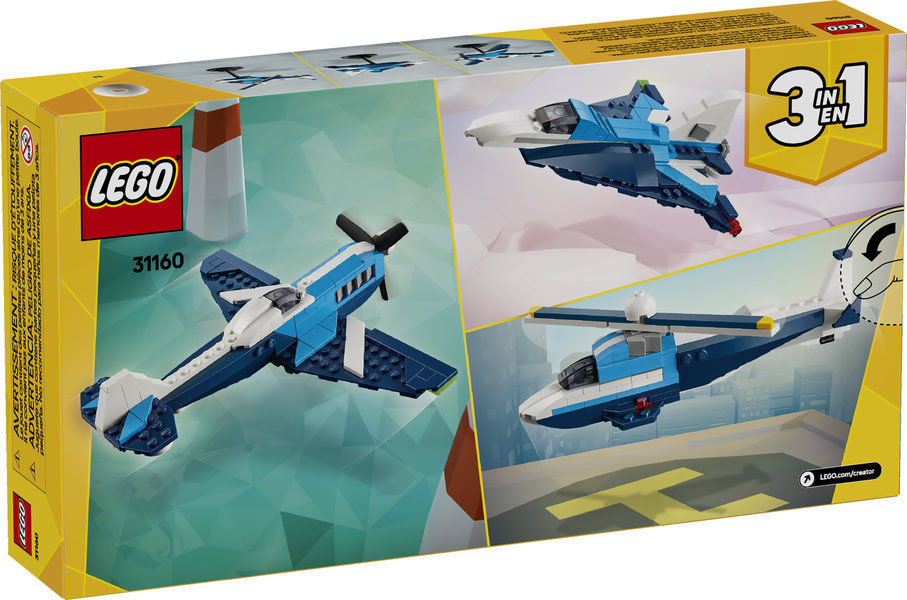Thumbnail: LEGO® Creator 3-in-1 Aircraft: Race Plane 31160