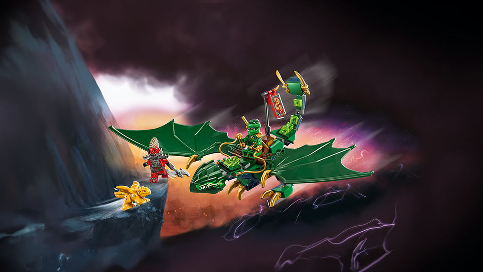 Thumbnail: LEGO® NINJAGO® Lloyd's Green Forest Dragon 71829