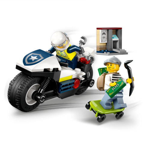 Thumbnail: LEGO® City Police Motorcycle Chase 60455