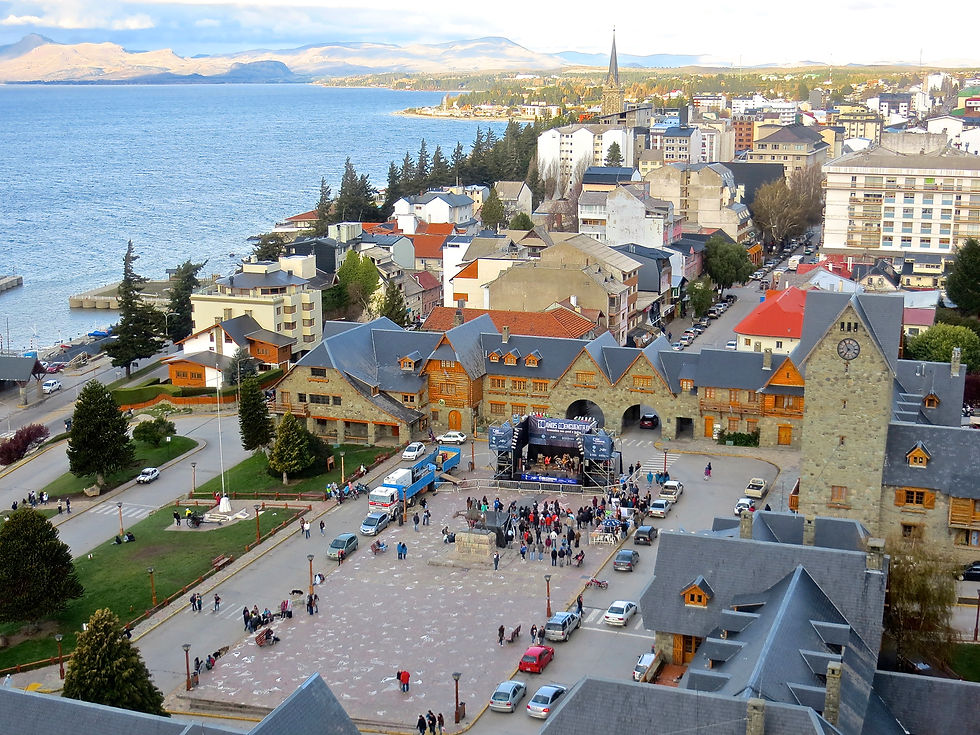 Center square in Bariloche