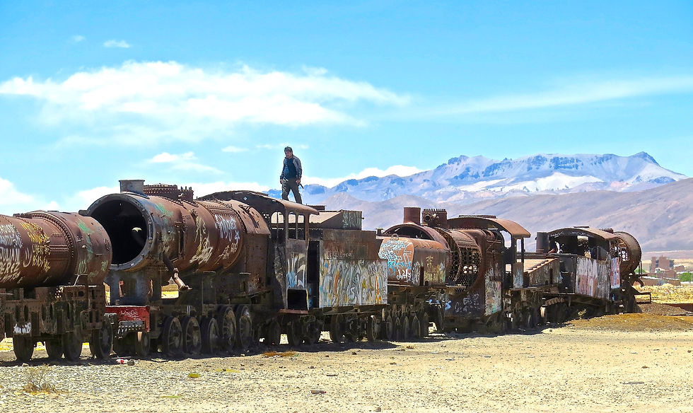 Train Cemetery, Uyuni