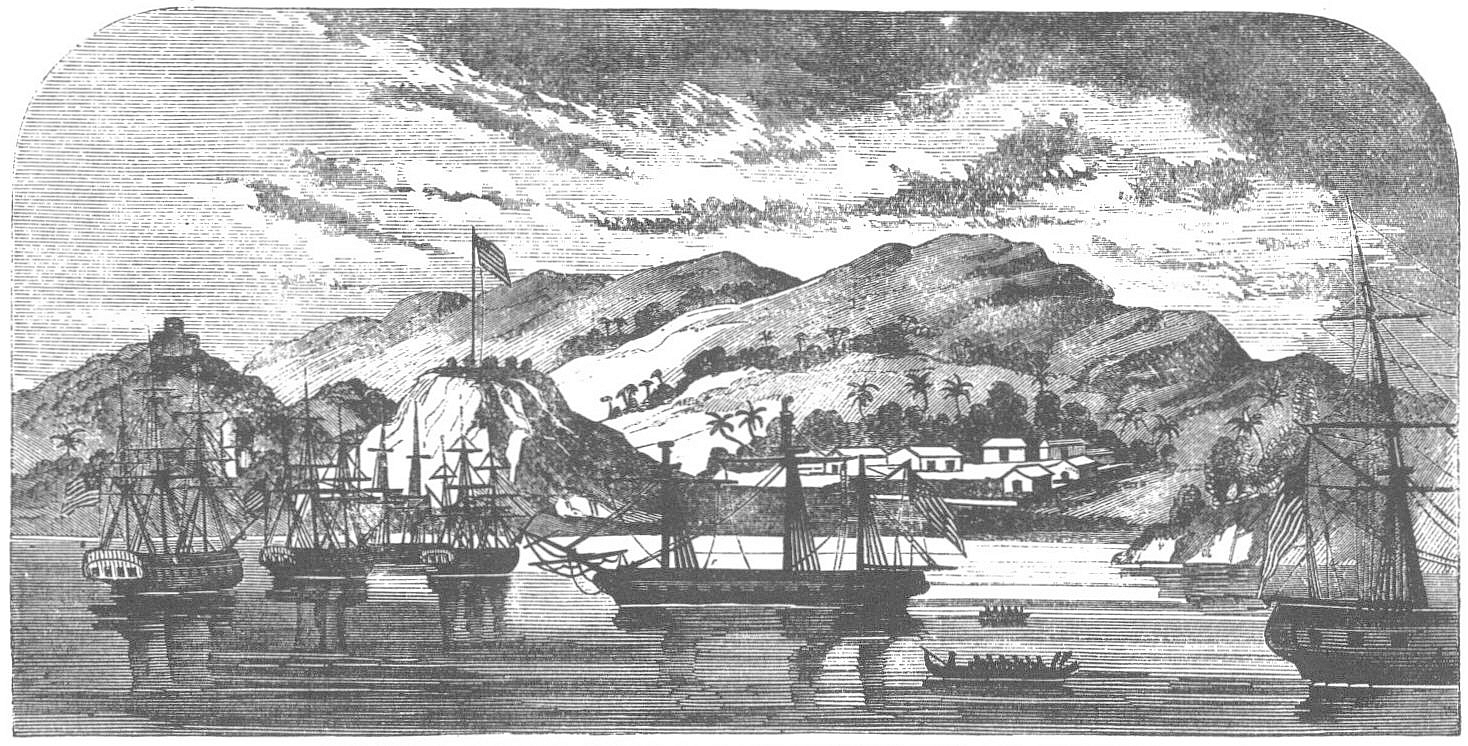 Commodore Porter off Nuku Hiva 1813