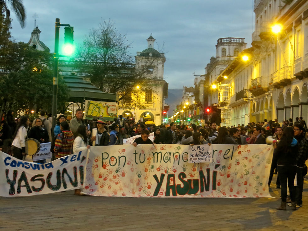 Student Protest in Cuenca