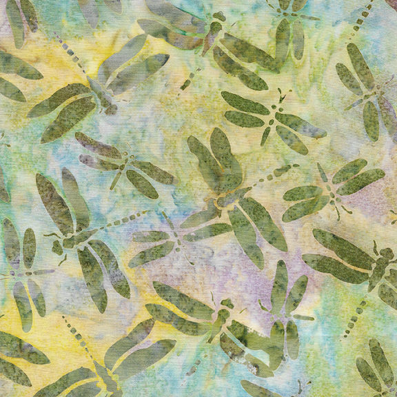 Dragonflies Green