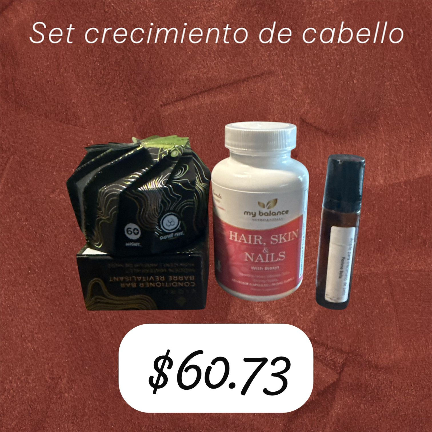 Set crecimiento de cabello