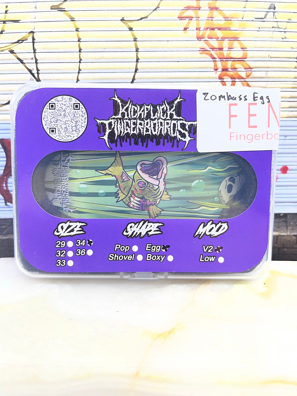 Thumbnail: KickFlick ZOMBASS 34 V2 Egg Shape