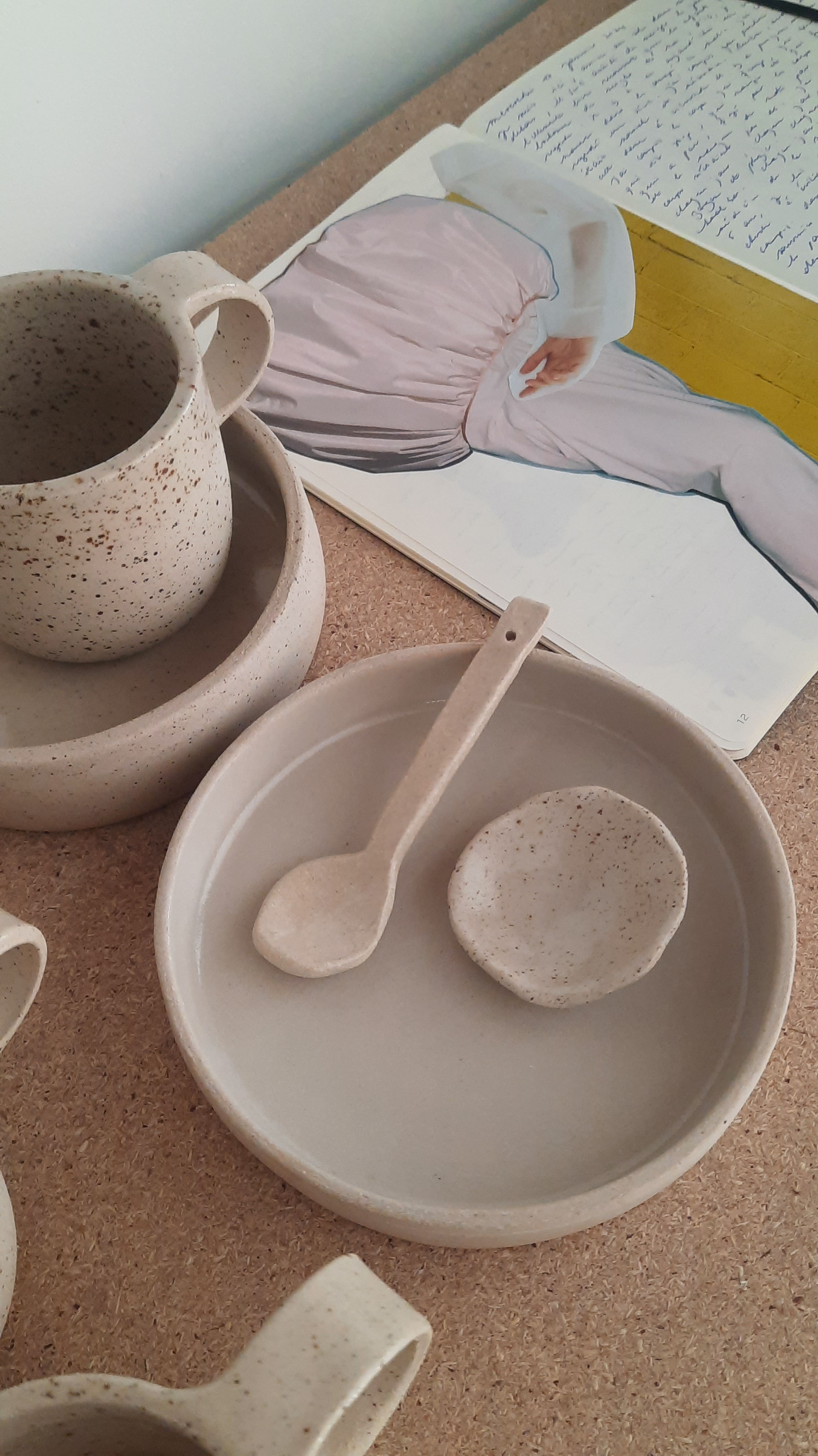 Petite coupelle joueuse blanche