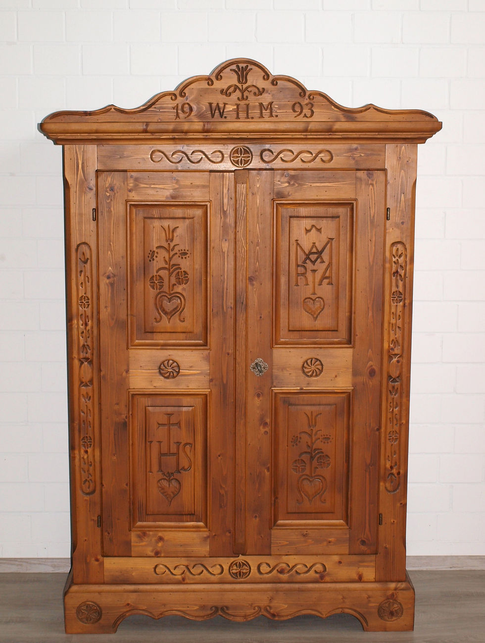 Miniaturbild: Bauernschrank (Nr.784) Voglauer Anno 1600 Fichte Merzweckschrank