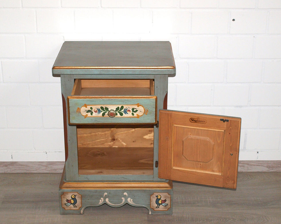 Miniaturbild: Kommode (Nr.672) Voglauer Anno 1700 altblau Fichte massiv