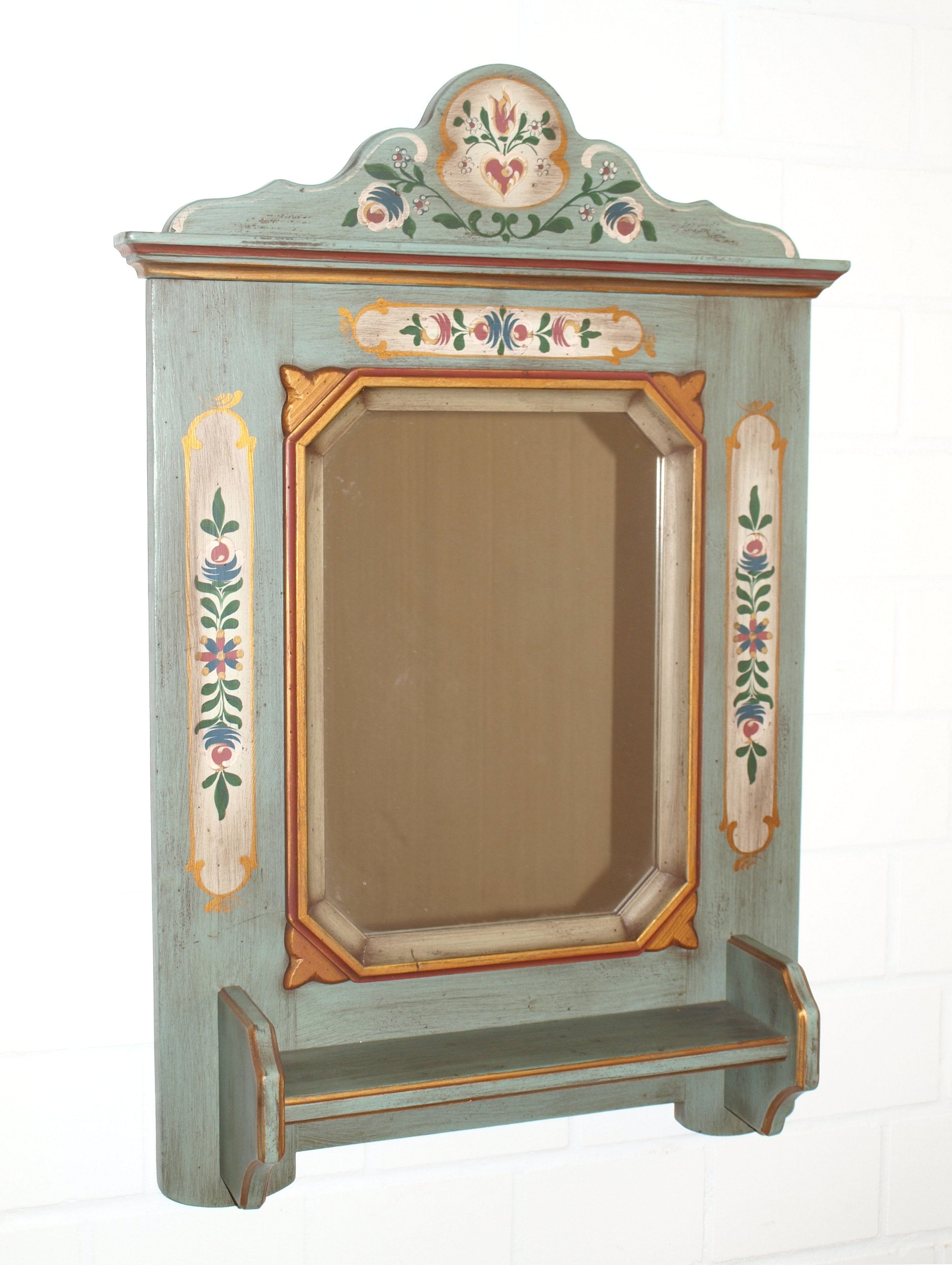 Spiegel (Nr.989) Voglauer Anno 1700 altblau Fichte massiv