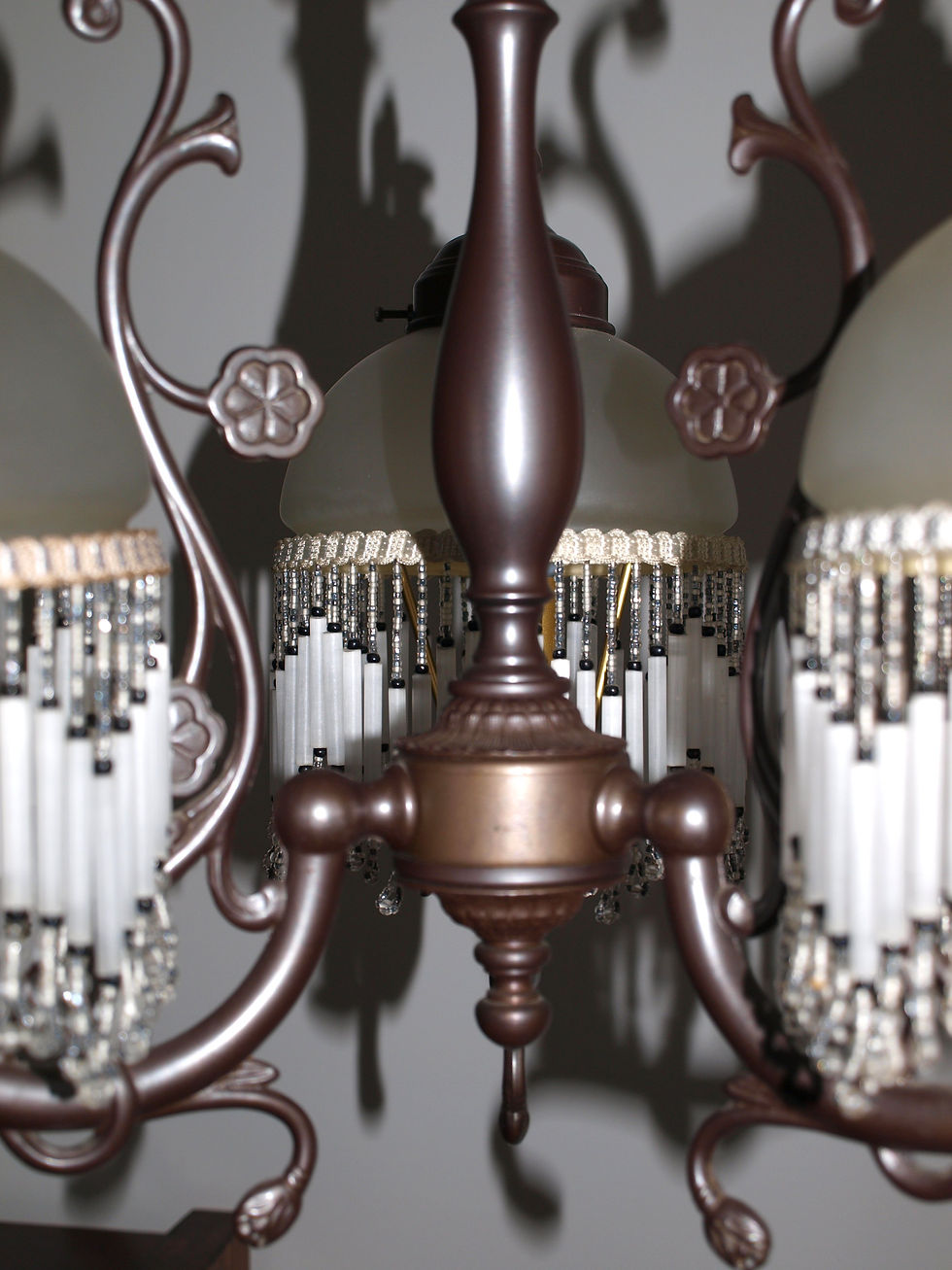 Miniaturbild: Lampe (Nr.803) 2er Set Kolonialstil Glaskristallen