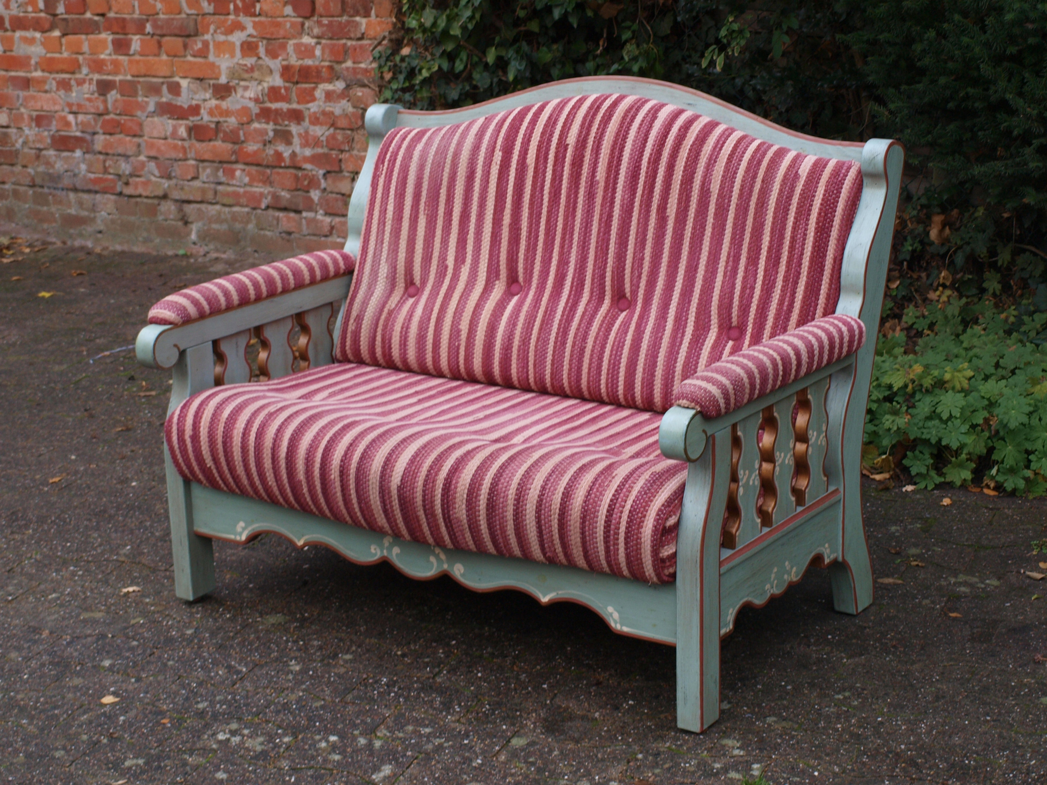 Sofa (Nr.173) Voglauer Anno 1700 Fichte massiv 2 Sitzer