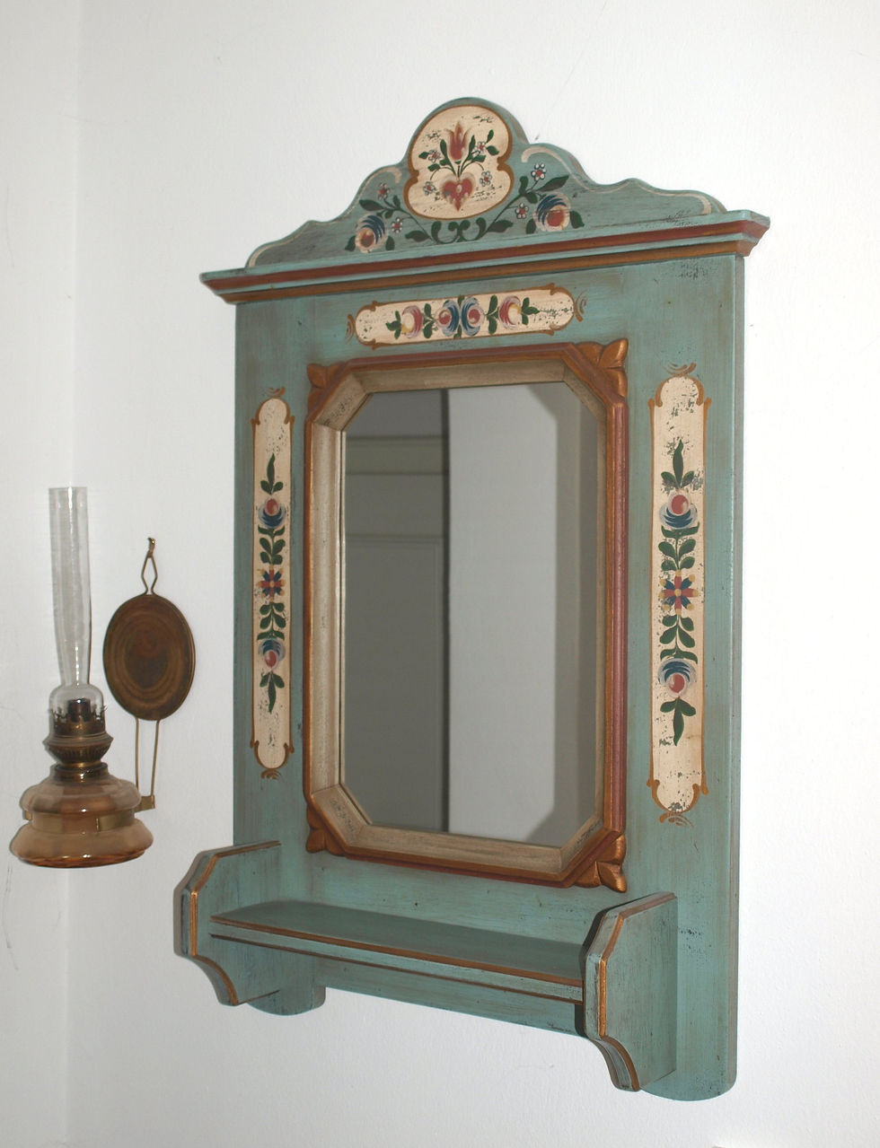 Miniaturbild: Spiegel (Nr.004) Voglauer Anno 1700 Altblau