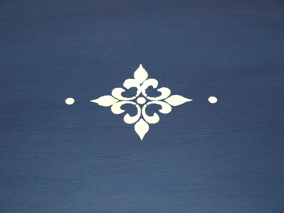 Miniaturbild: Kommode (Nr.774) Antik Shabby Chic blau Bauernschrank