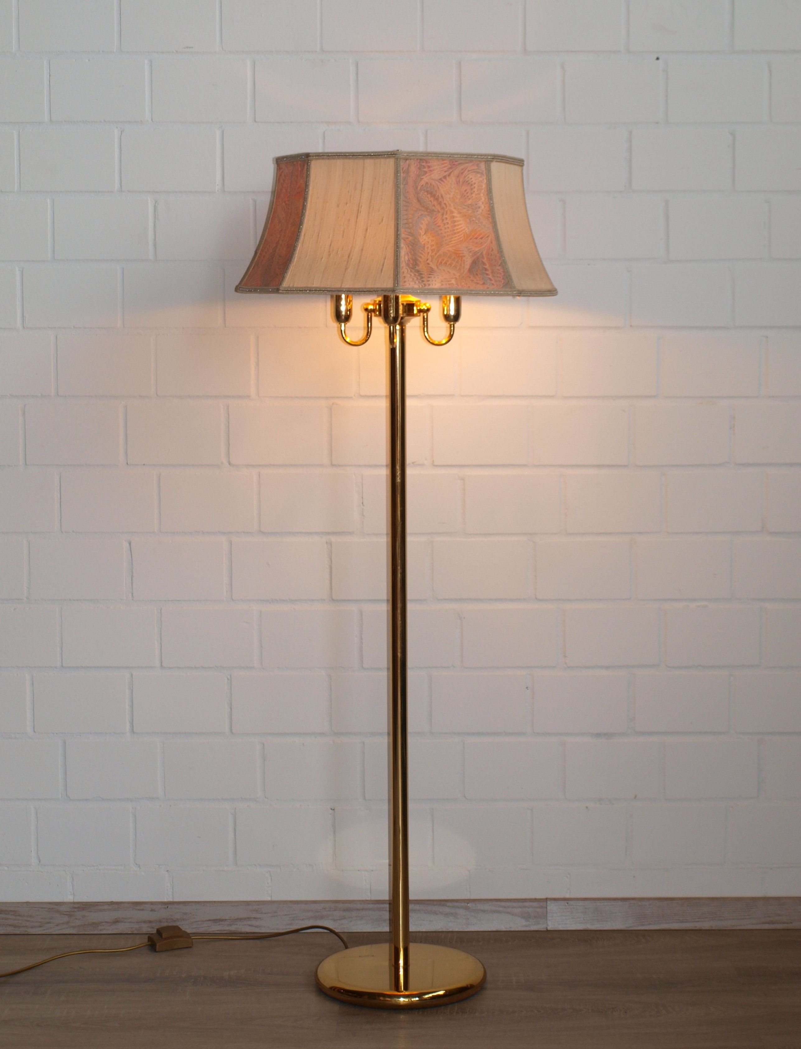 Lampe (Nr.910) Stehlampe Leselampe Messing