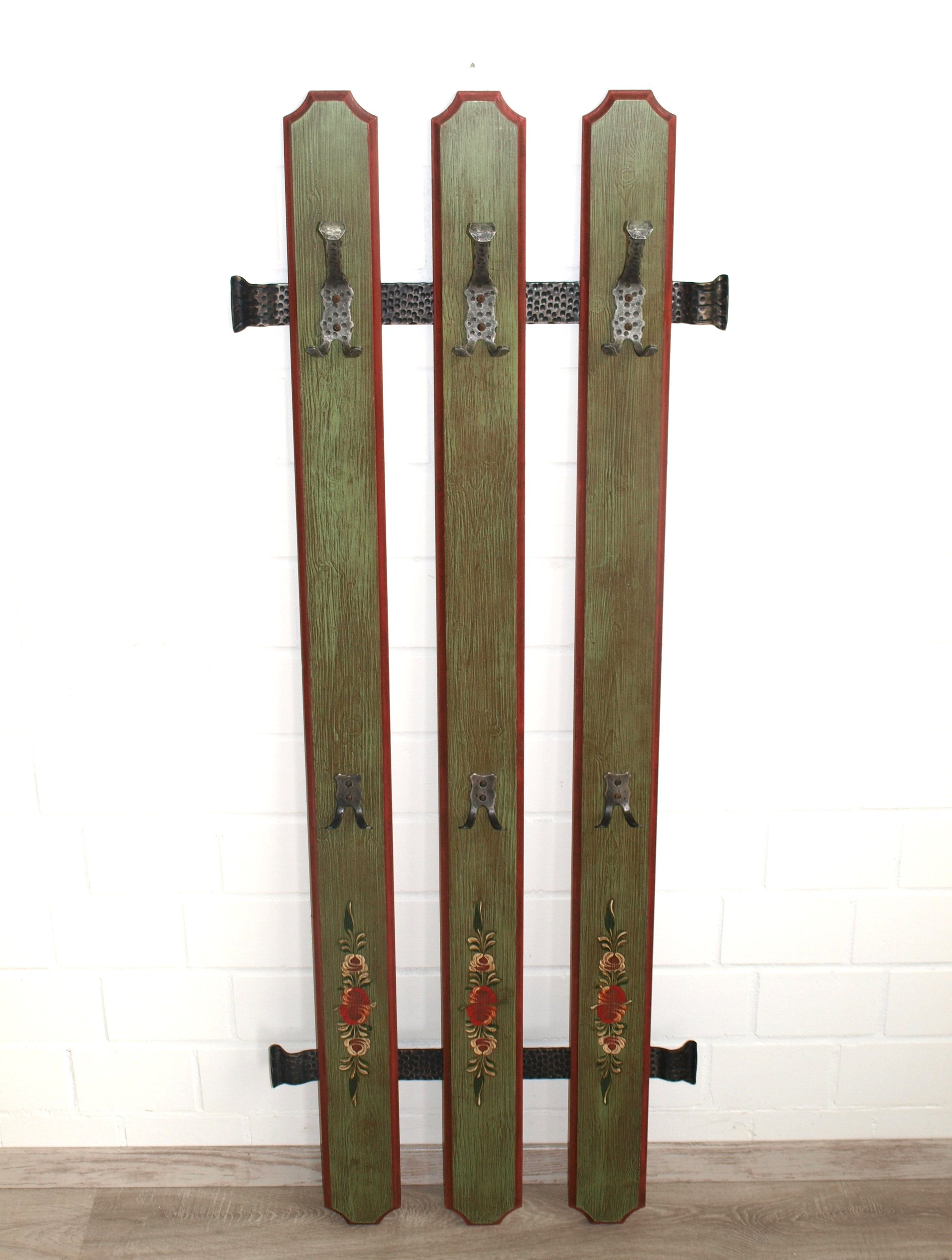 Garderobe (Nr.924) Voglauer Anno 1800 grün Fichte massiv