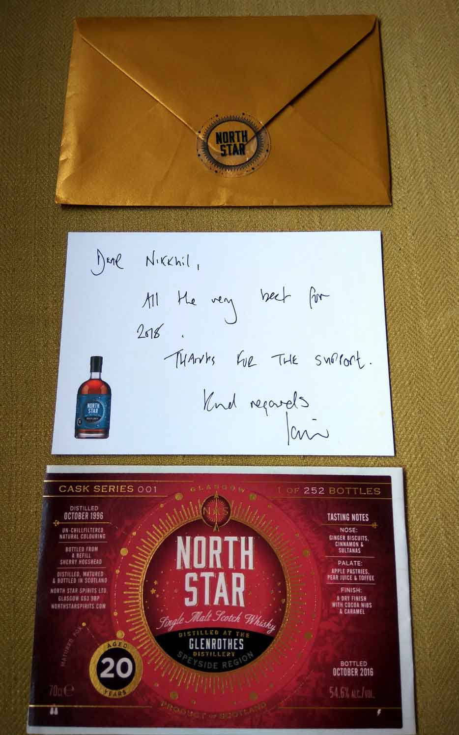 North Star Spirits Letter