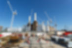Battersea Power Station under Regeneration into a shopping Centre, famous from the pink Fl