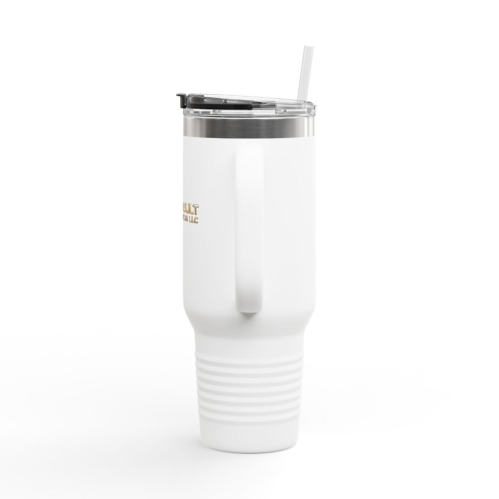 Thumbnail: BK Consult Services 40oz Insulated Travel Mug, Personalized Coffee Cup