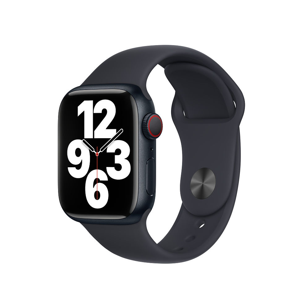Thumbnail: Apple Watch Band 45mm - Midnight Sport Band Fits 42mm, 44mm, 45mm, 49mm