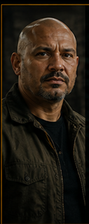 Character card of Anton Reyes from the UnderShadow universe.