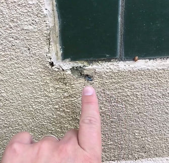 EIFS moisture intrusion in Sugar Land Texas.