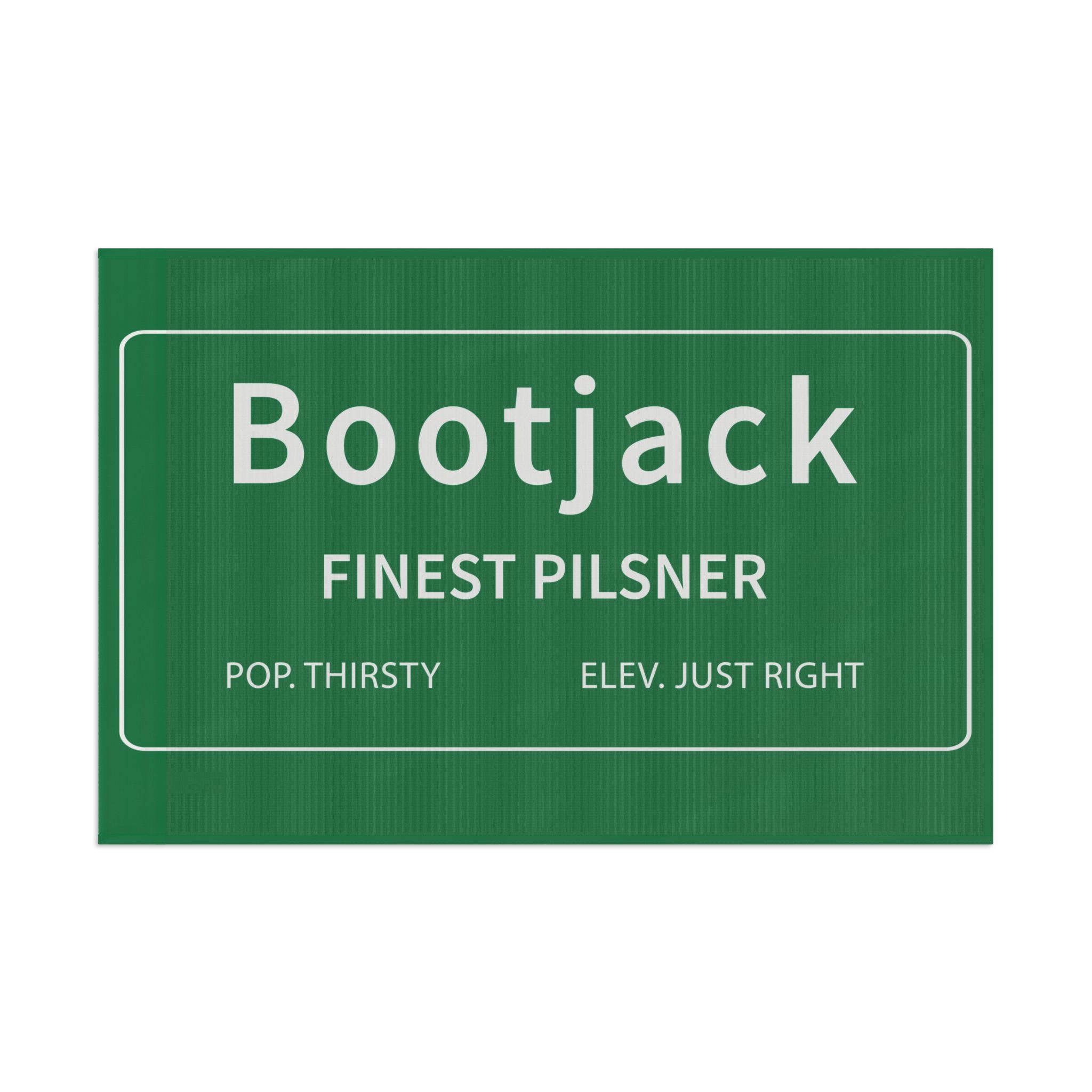 Custom Bootjack Logo Flag