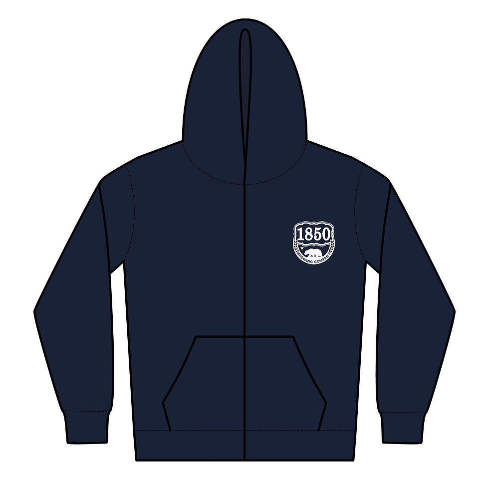 Thumbnail: 1850 Logo Youth Heavy Blend Zipped Hoodie 