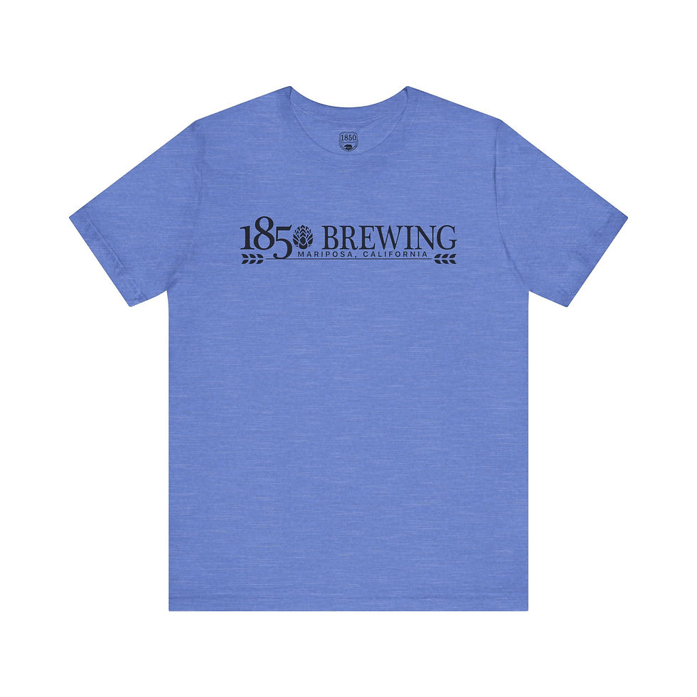 Thumbnail: 1850 Keg Screen Black Logo Unisex Short Sleeve 