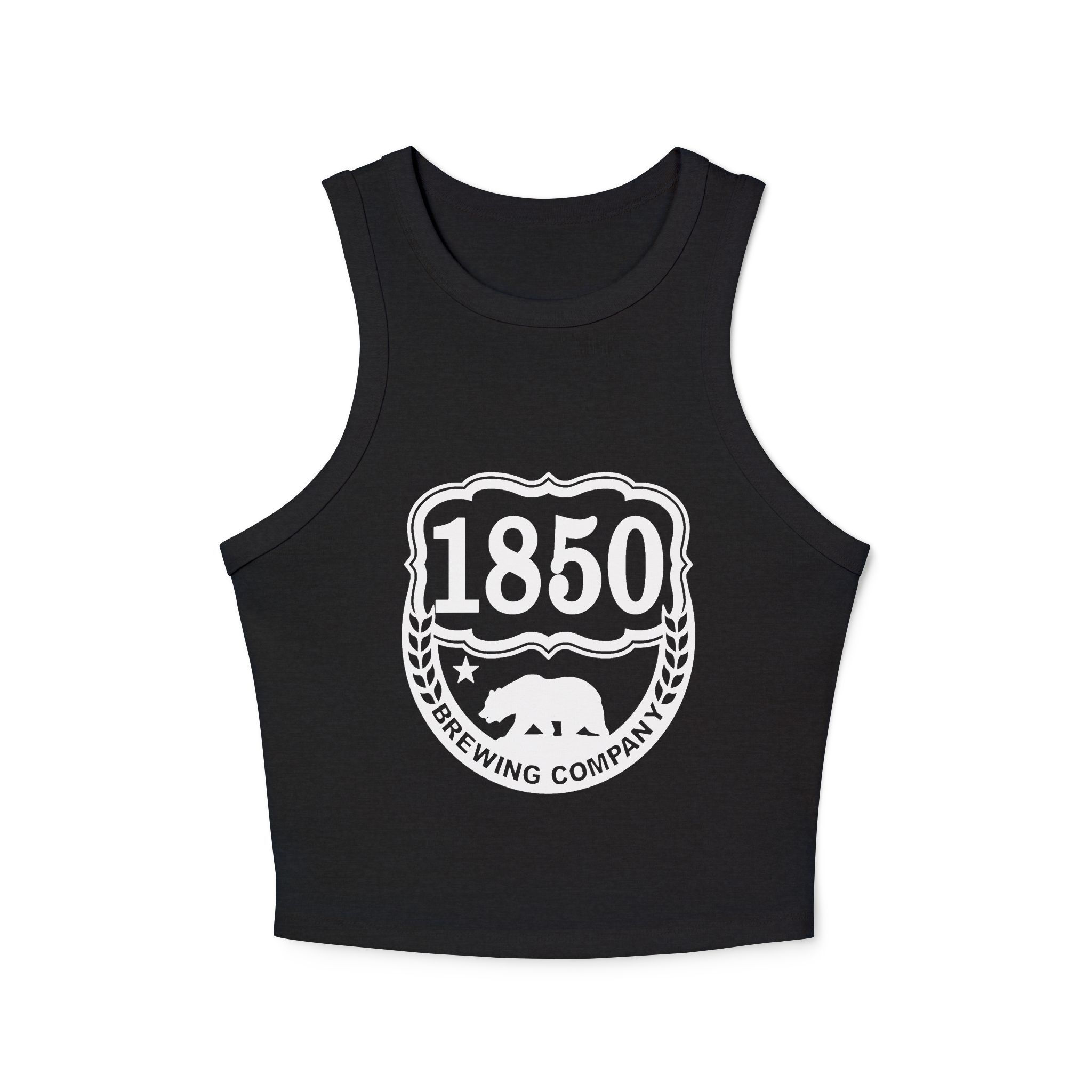 1850 Logo Women's Micro Rib Racer Tank