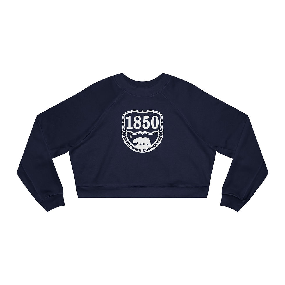Thumbnail: 1850 Logo Women's Cropped Fleece Pullover 