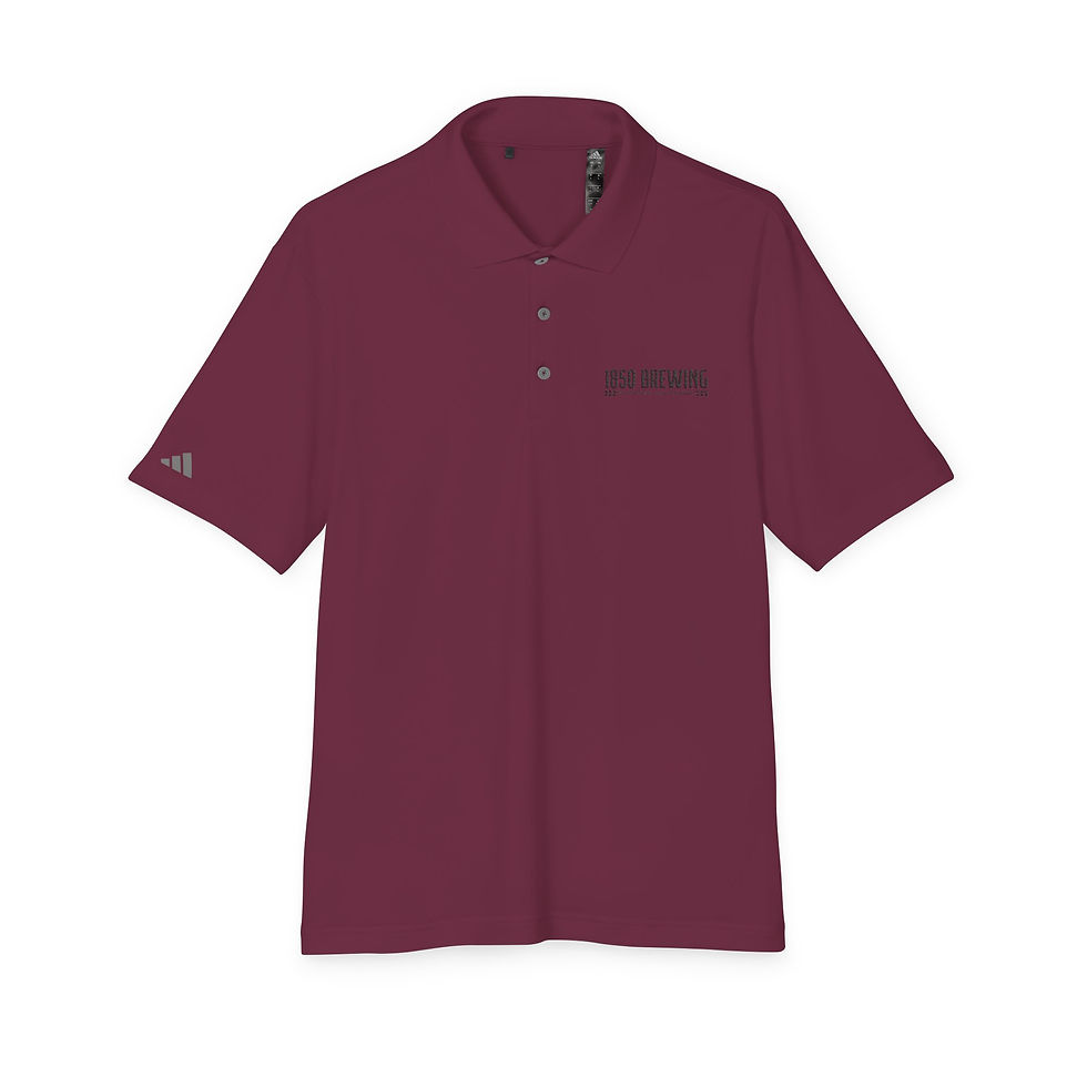 Thumbnail: 1850 Brewing Logo Men's Adidas Performance Polo