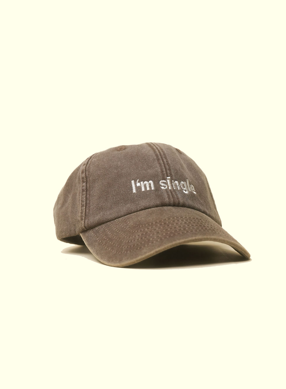Am Single Cap aus Baumwolle mit besticktem Schriftzug, stylisch, unisex und bequem