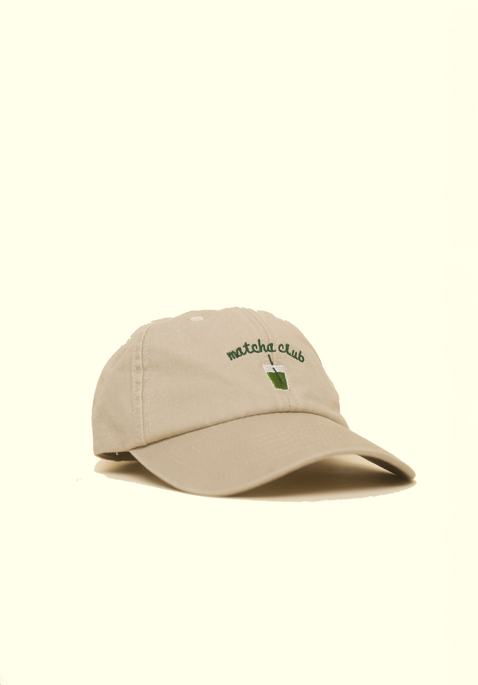 Pamula bestickte Vintage Matcha Club Cap – stylische Geschenkidee für Fans, Freunde und Familie