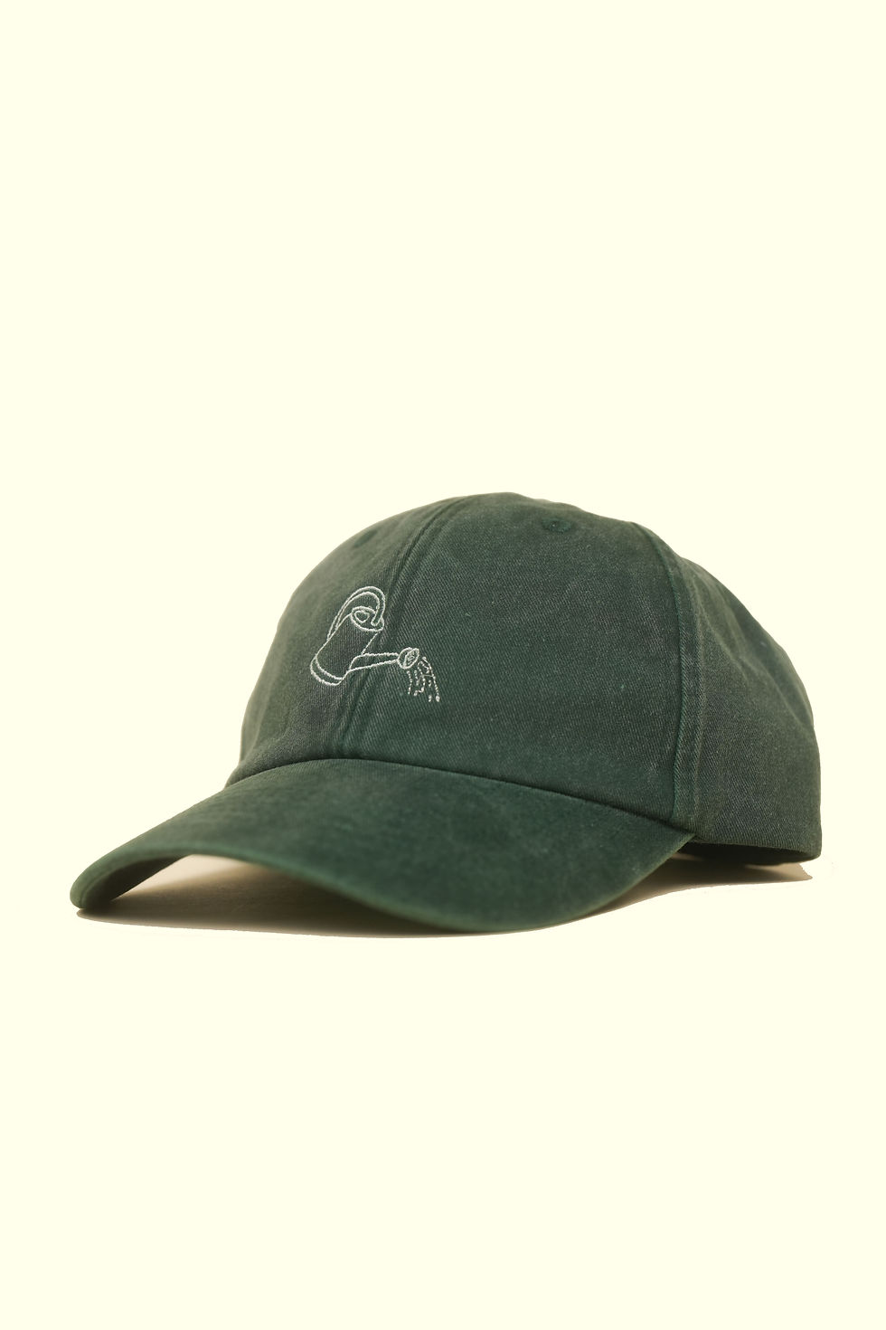 Pamula Vintage Cap „Gießkanne“ aus 100 % Baumwolle mit hochwertiger Stickerei und verstellbarem Verschluss im minimalistische
