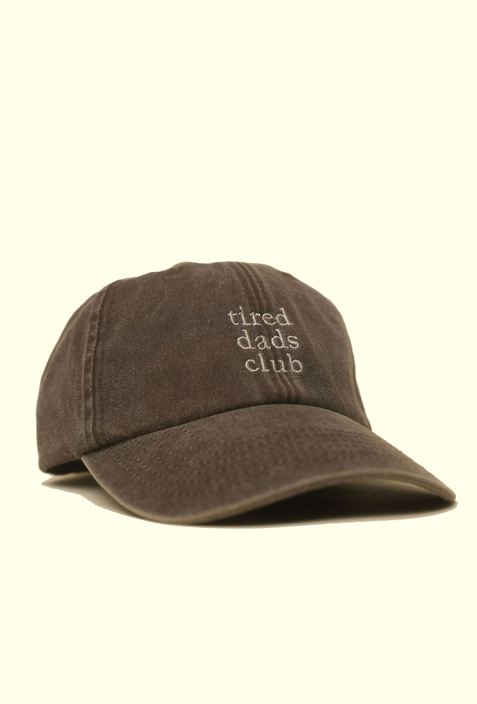 Pamula Vintage Cap „Tired Dads Club“ aus 100 % Baumwolle, hochwertige Stickerei, Unisex, verstellbarer Verschluss, lässiger V