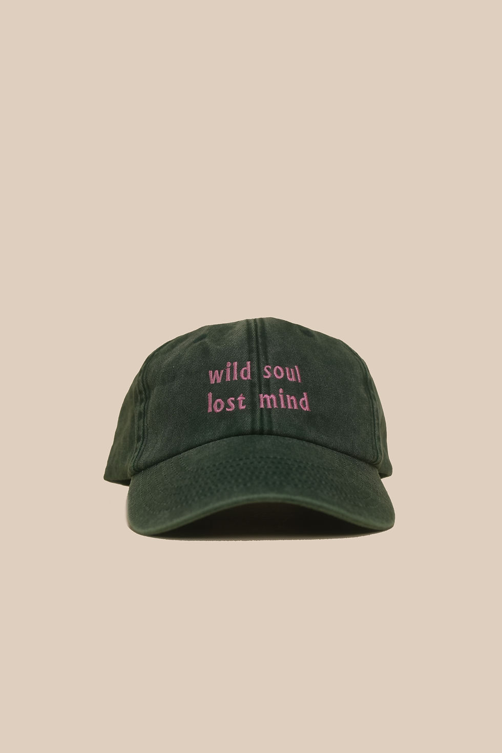 Pamula bestickte Vintage Wild Soul Lost Mind Cap – stylische Geschenkidee für Freunde, Familie und Fans